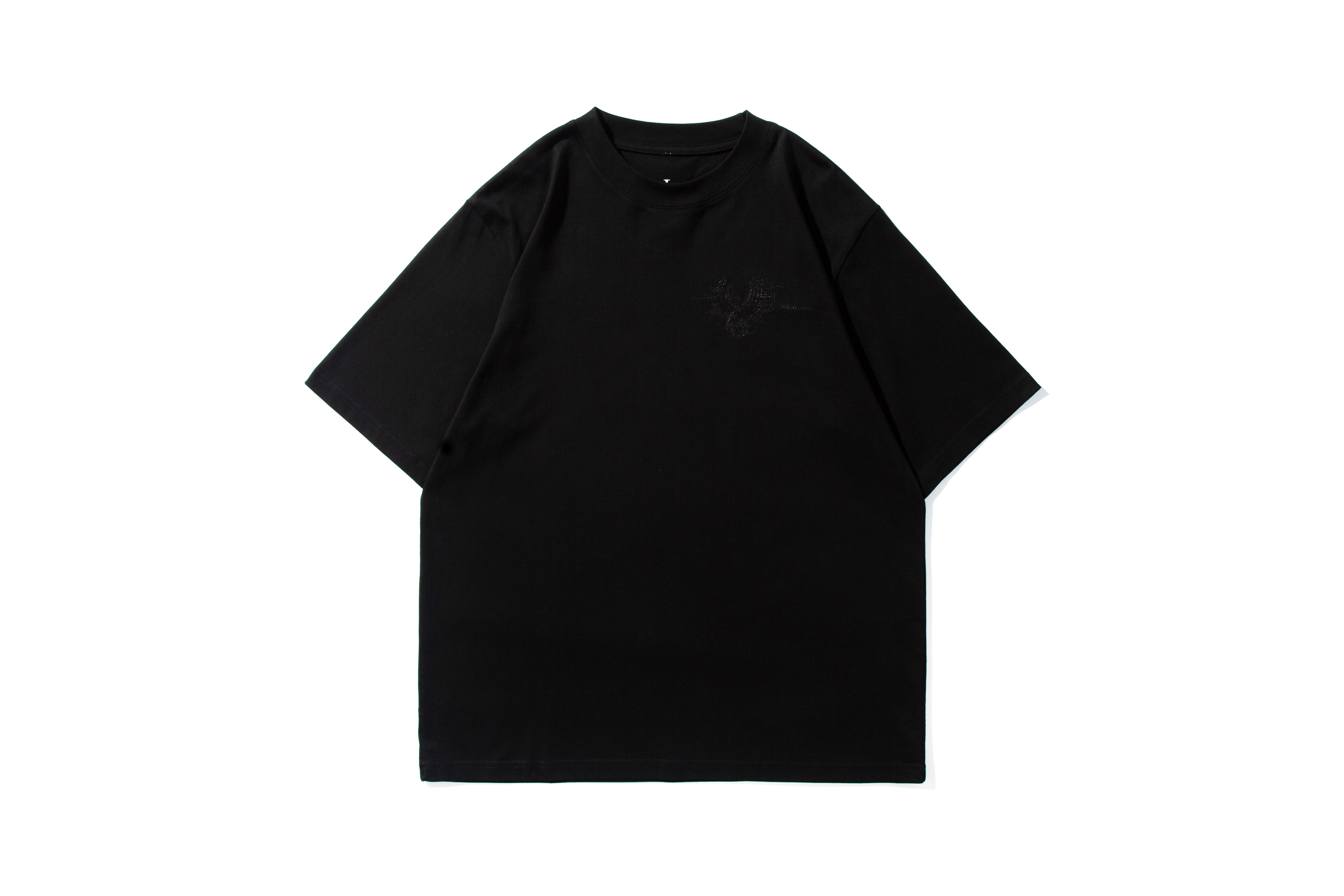 REMIX "WAVE WING LOGO TEE" (Black)