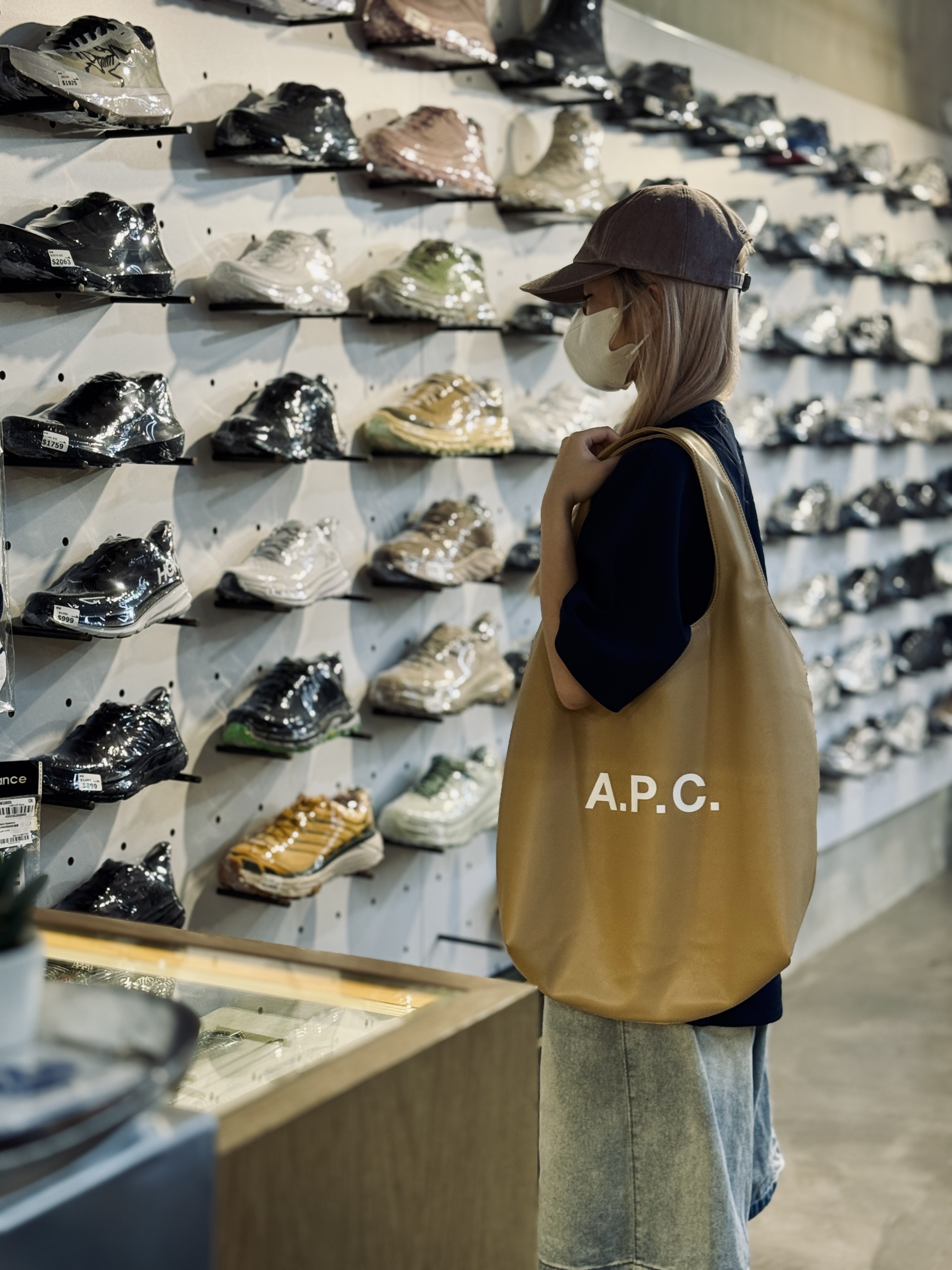 A.P.C. Ninon Tote Bag Beige M61565