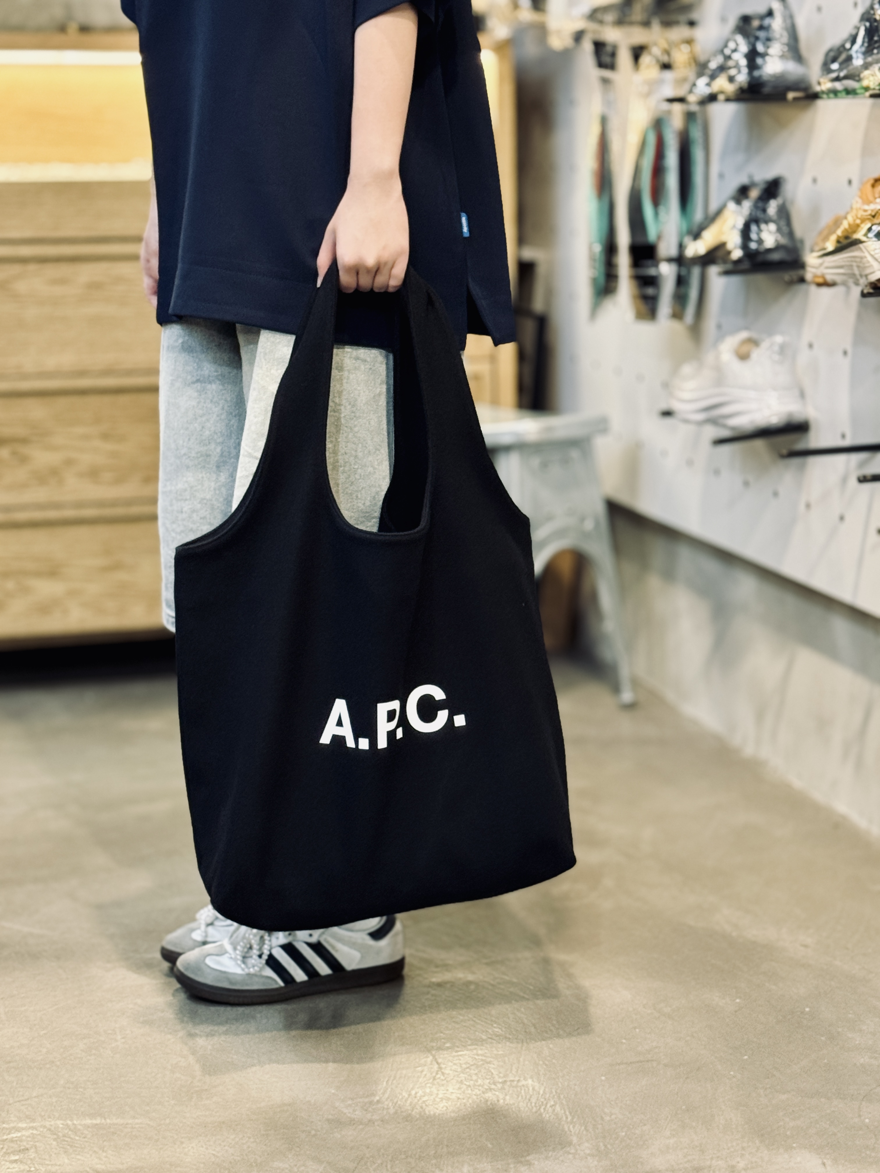 A.P.C. Ninon Tote Bag Black M61565