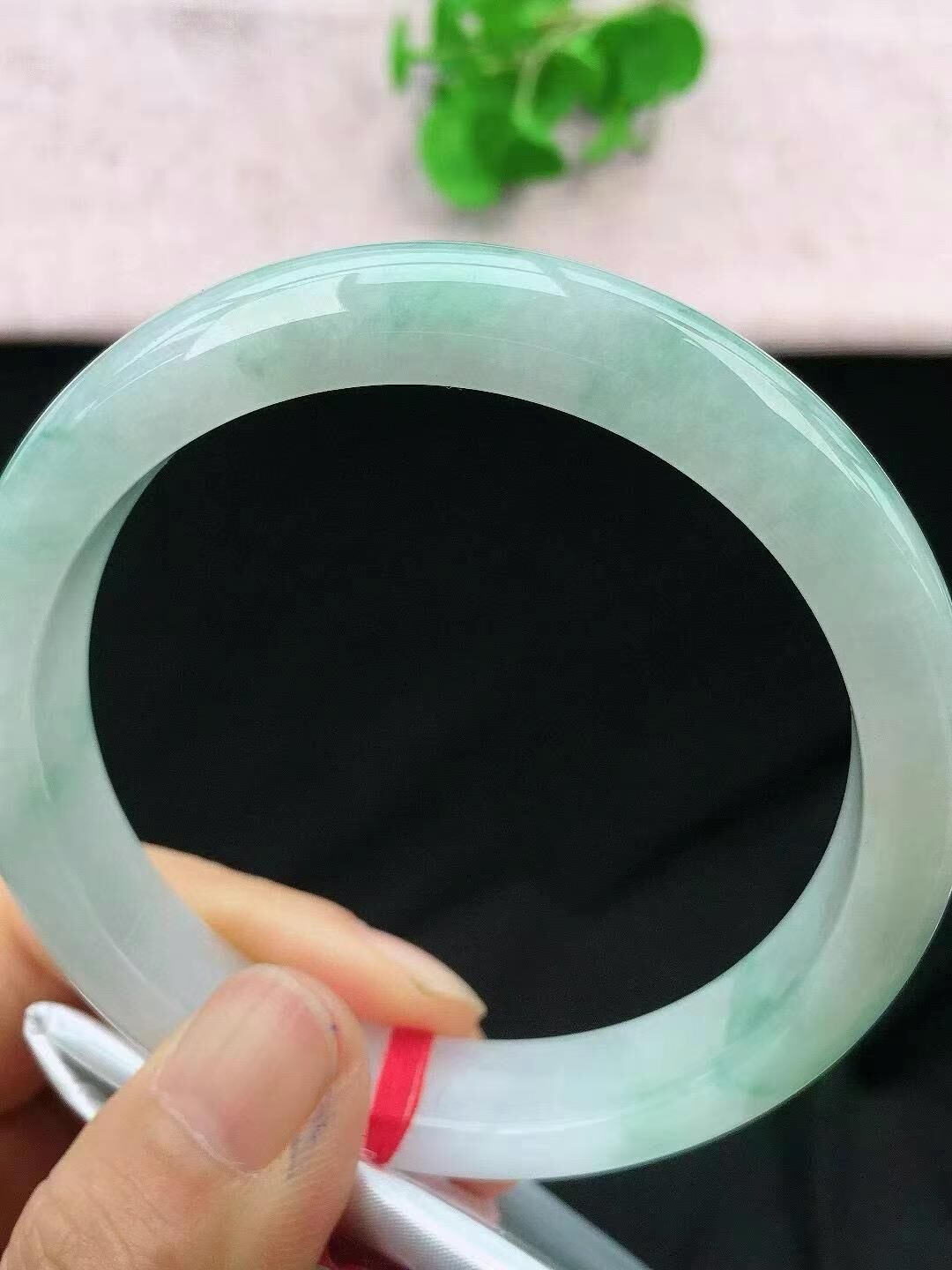 冰飄花翡翠手鐲,天然翡翠A玉, 緬甸玉, Jade, Jadeite
