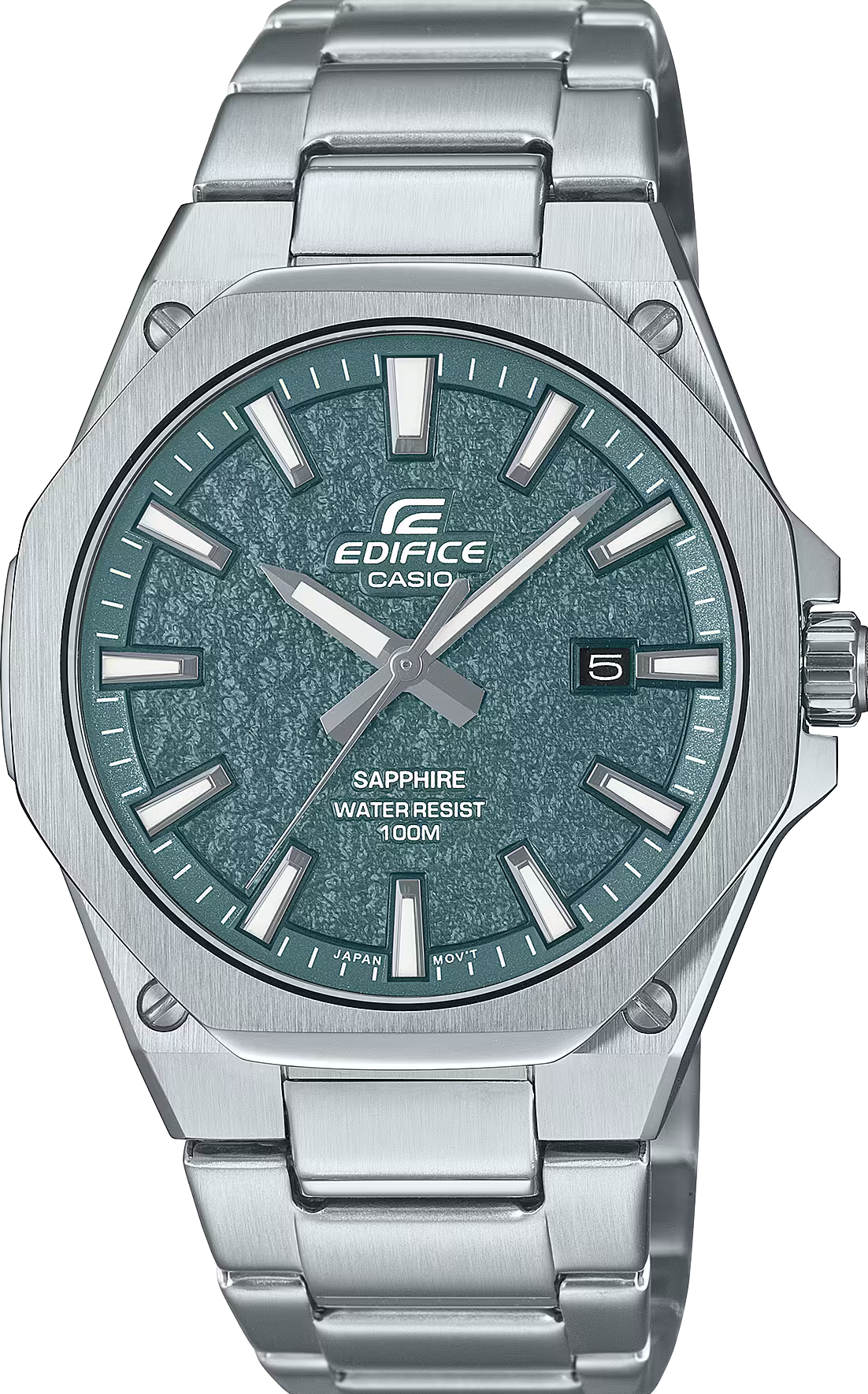 萬年鐘錶 - CASIO EDIFICE 系列  輕薄設計八角錶圈運動男錶  EFR-S108DE-3A   錶徑 : 39.9MM