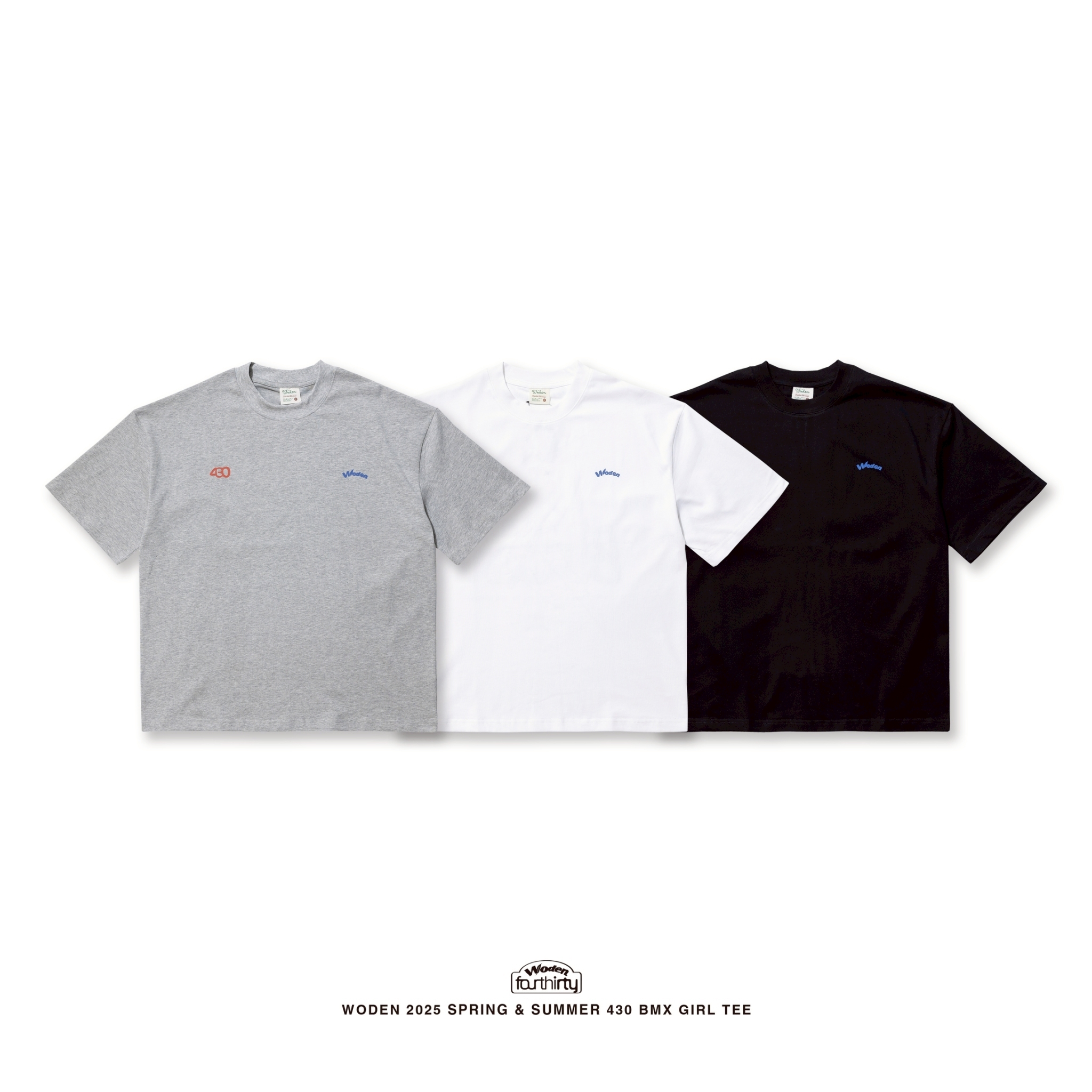 WODEN® / Fourthirty® 2025 Spring & Summer 055 BMX Girl Tee