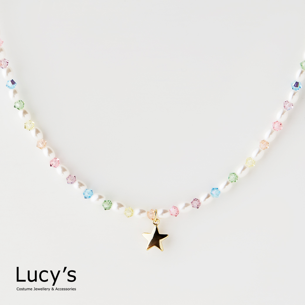 KIDS 兒童系列｜微光星橋 兒童項鍊 (三色) (126305/126306/126307)