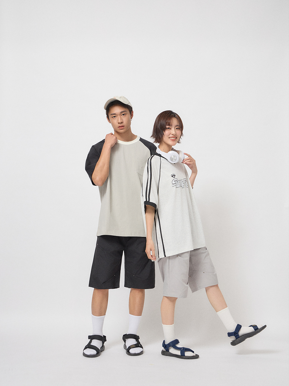 機能織帶防滑涼鞋