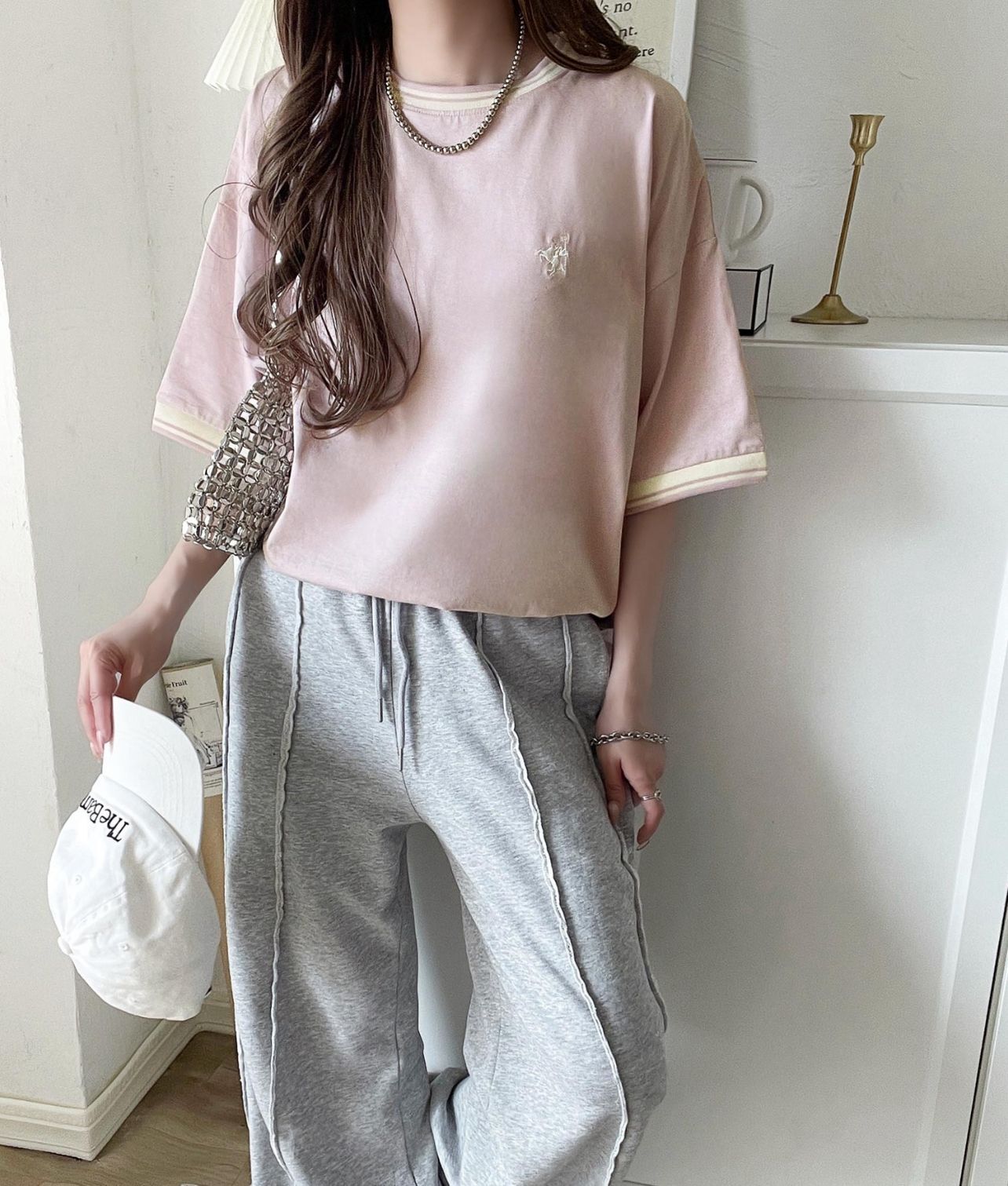 【預購】JN072509 Java 撞色短袖上衣