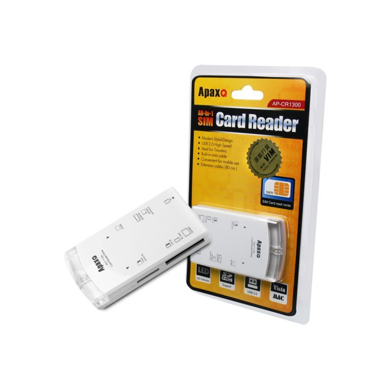 APAXQ - CR1300 ALL-IN-ONE 讀咭器 (可讀SIM 咭)