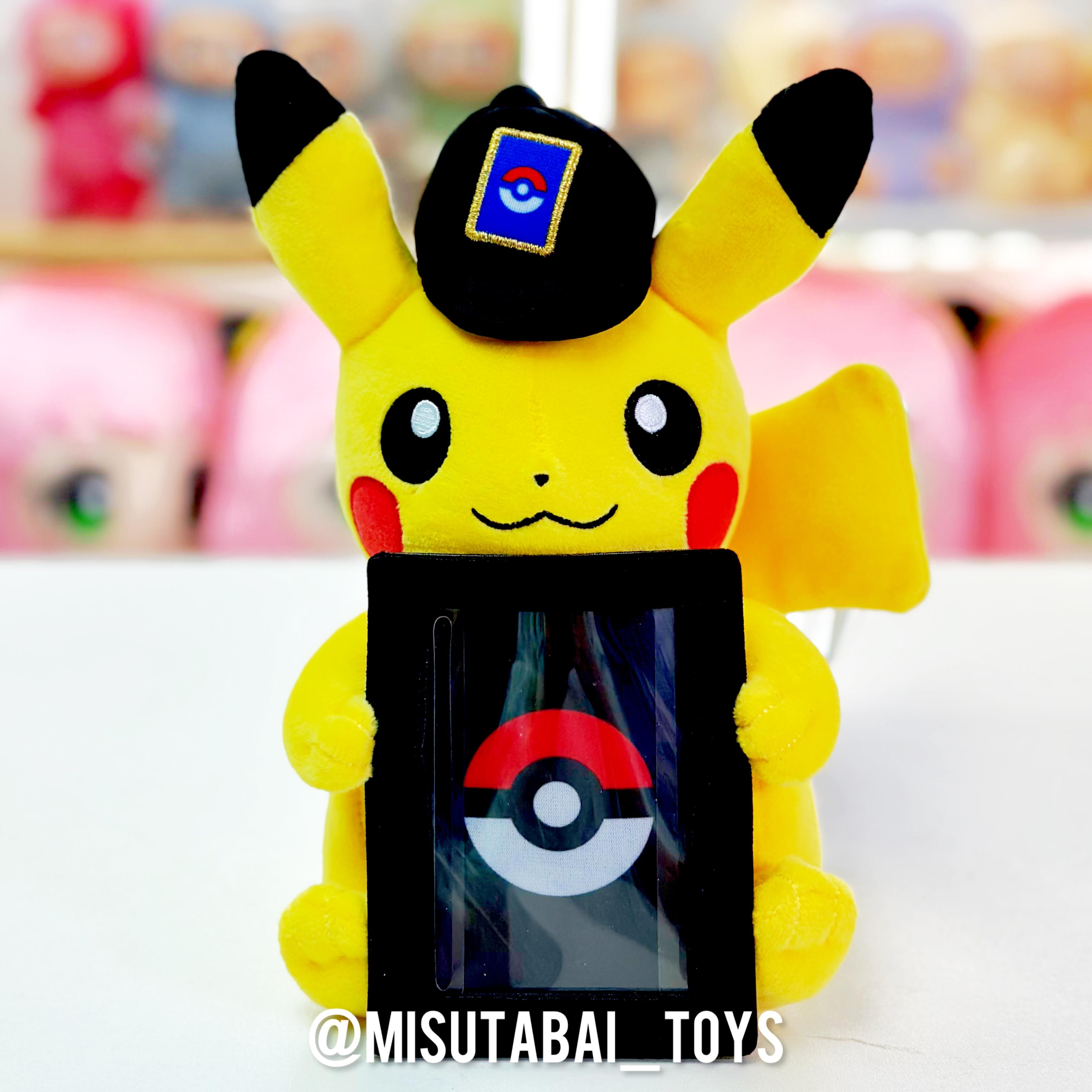 Pokemon Center 遊戲卡收藏毛絨公仔 (比卡超)