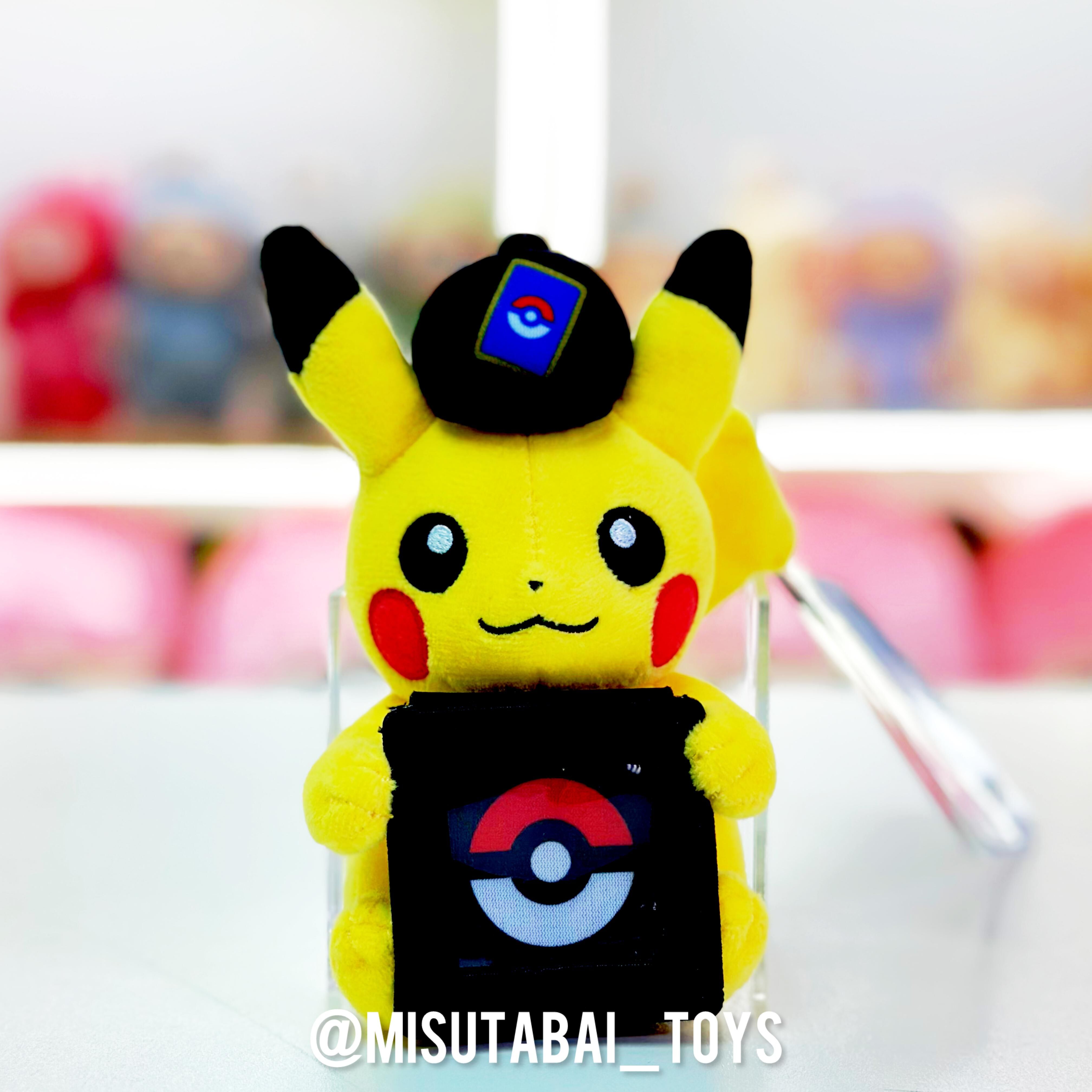 Pokemon Center 遊戲幣收藏毛絨掛件 比卡超