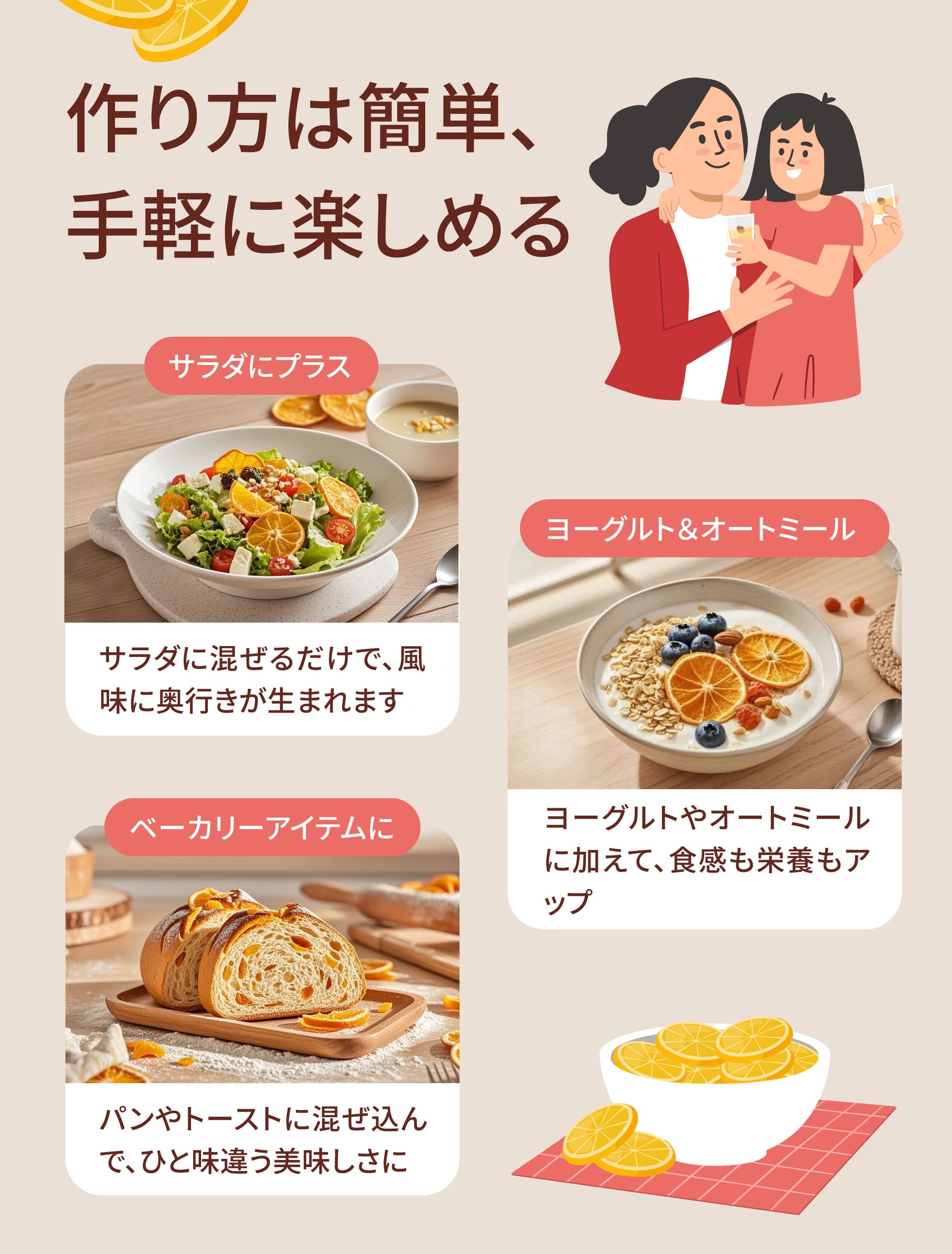 Dengyi ドライフルーツ　オレンジ のお召し上がり方