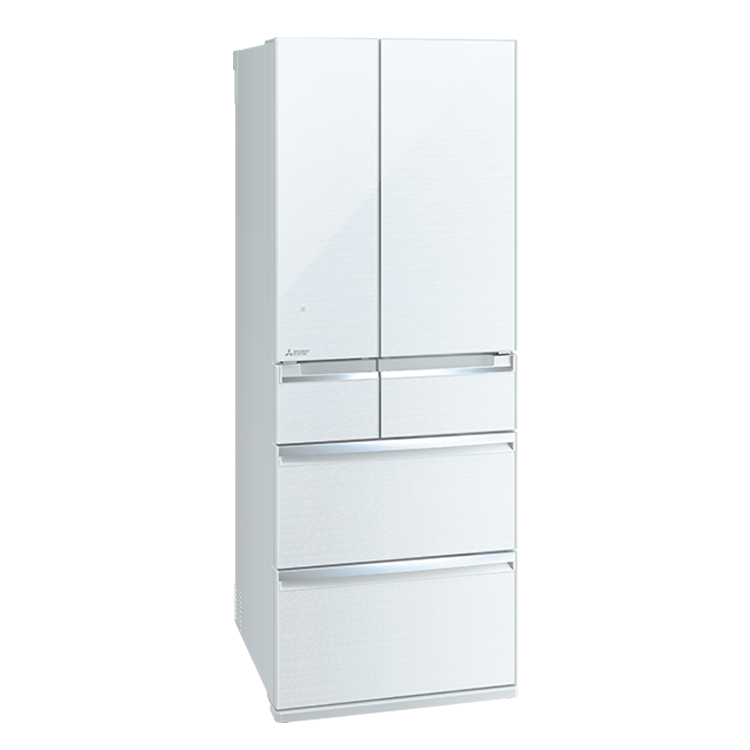 (可議價)MITSUBISHI 三菱電機 605L 日製玻璃鏡面 變頻六門冰箱(MR-WX61C-W-C/C1水晶白)