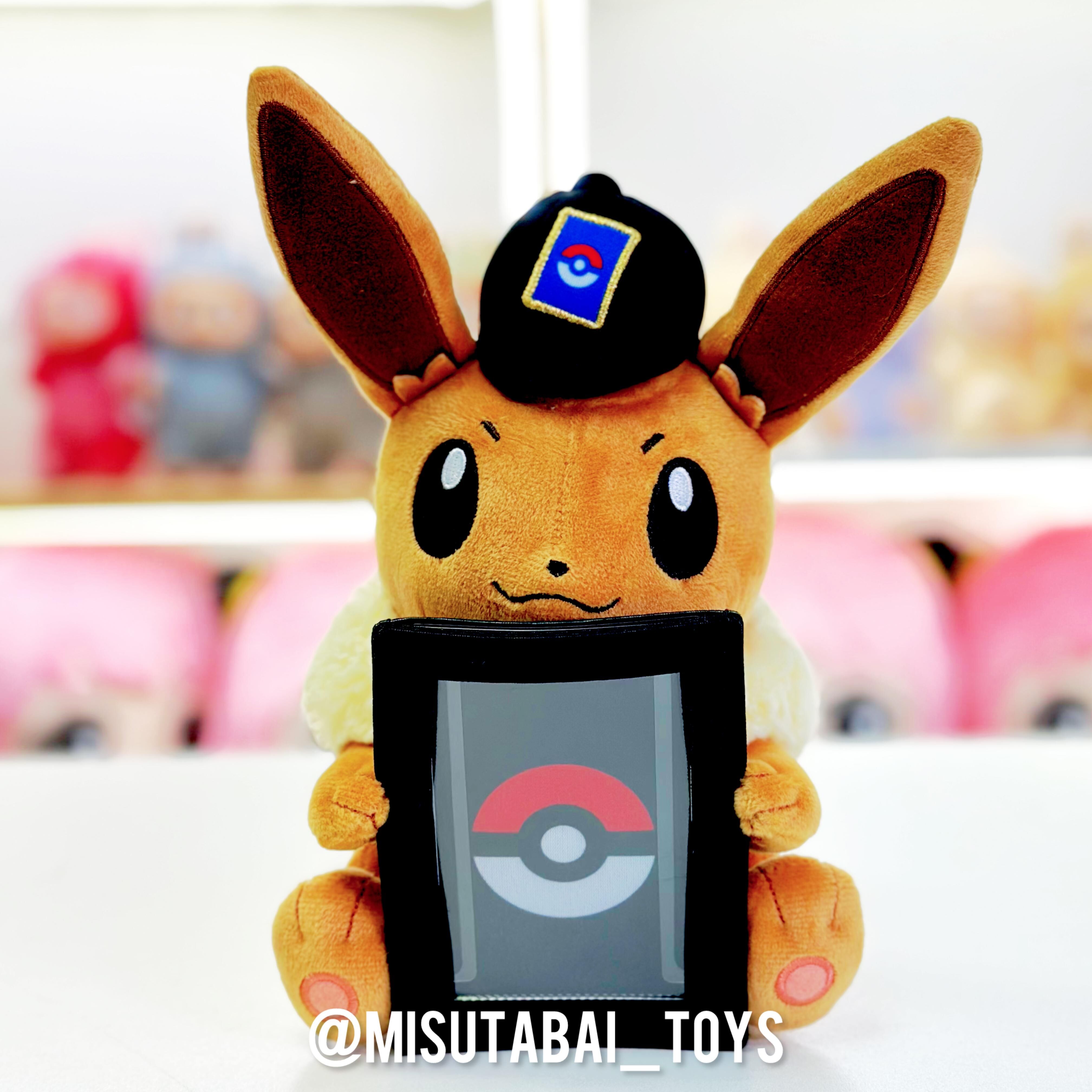 Pokemon Center 遊戲卡收藏毛絨公仔 (伊貝)