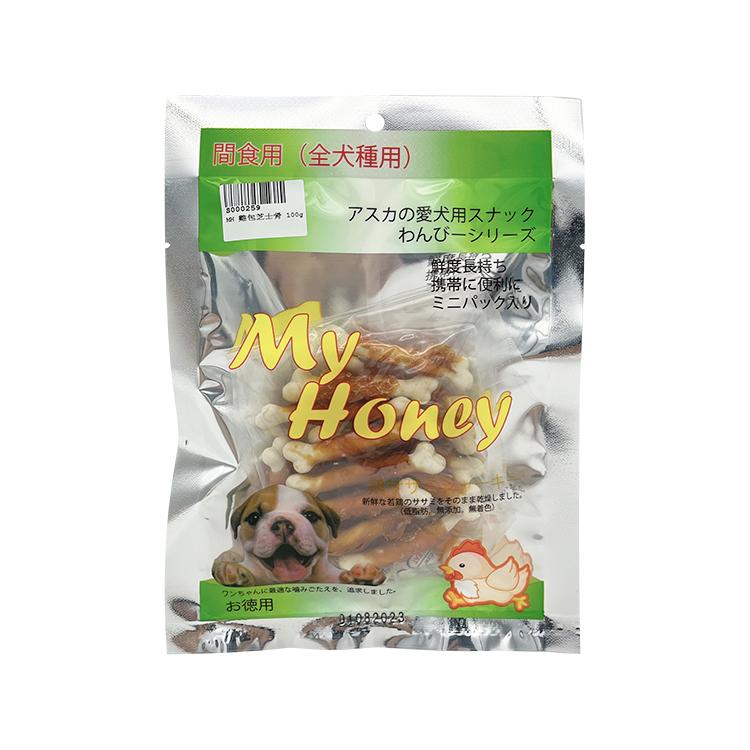 MyHoney Gourmet Chicken Snacks Series 100gr - Combo Twist Sticks- Chicken & Cheese