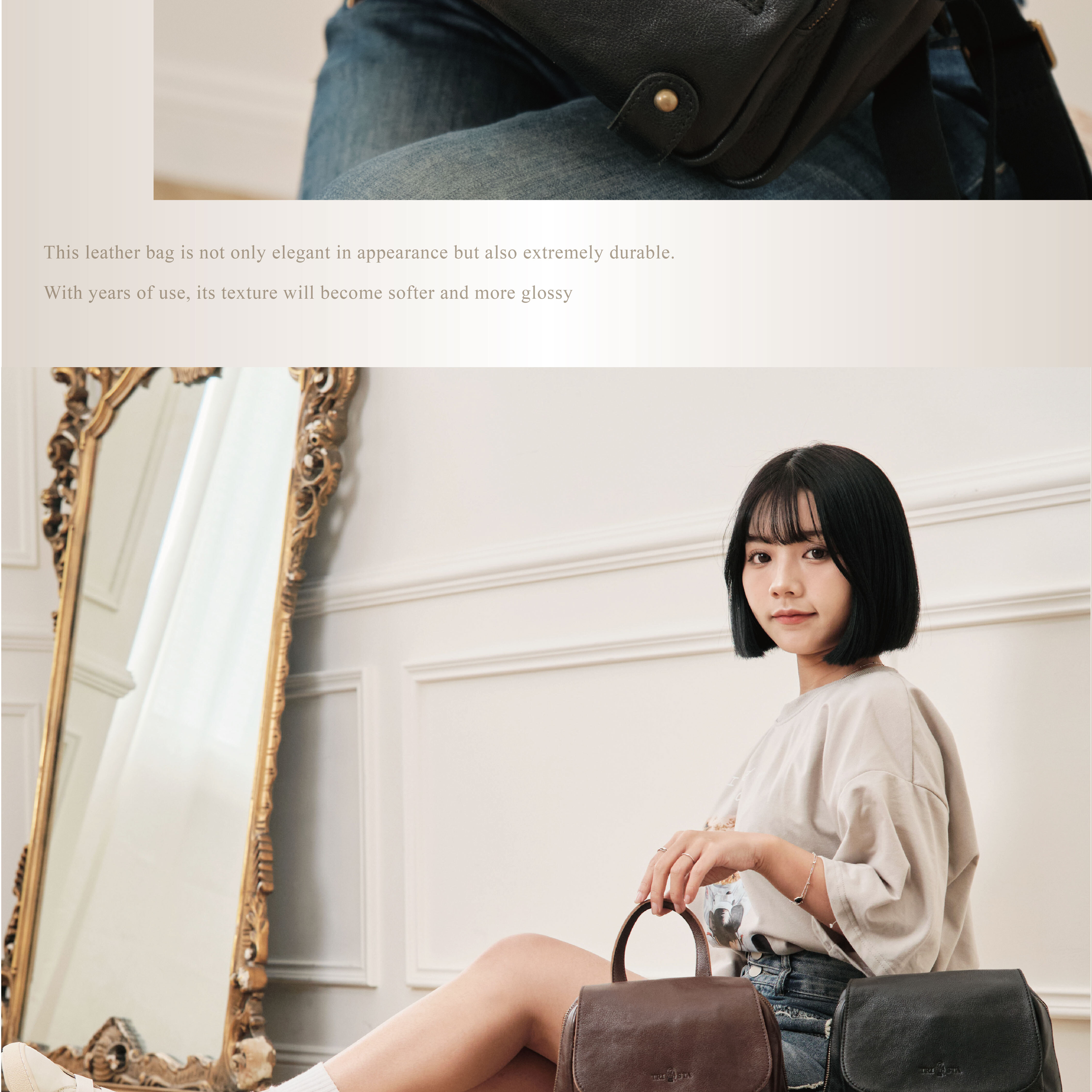 拉鍊順手不卡卡，拿取物品快速優雅