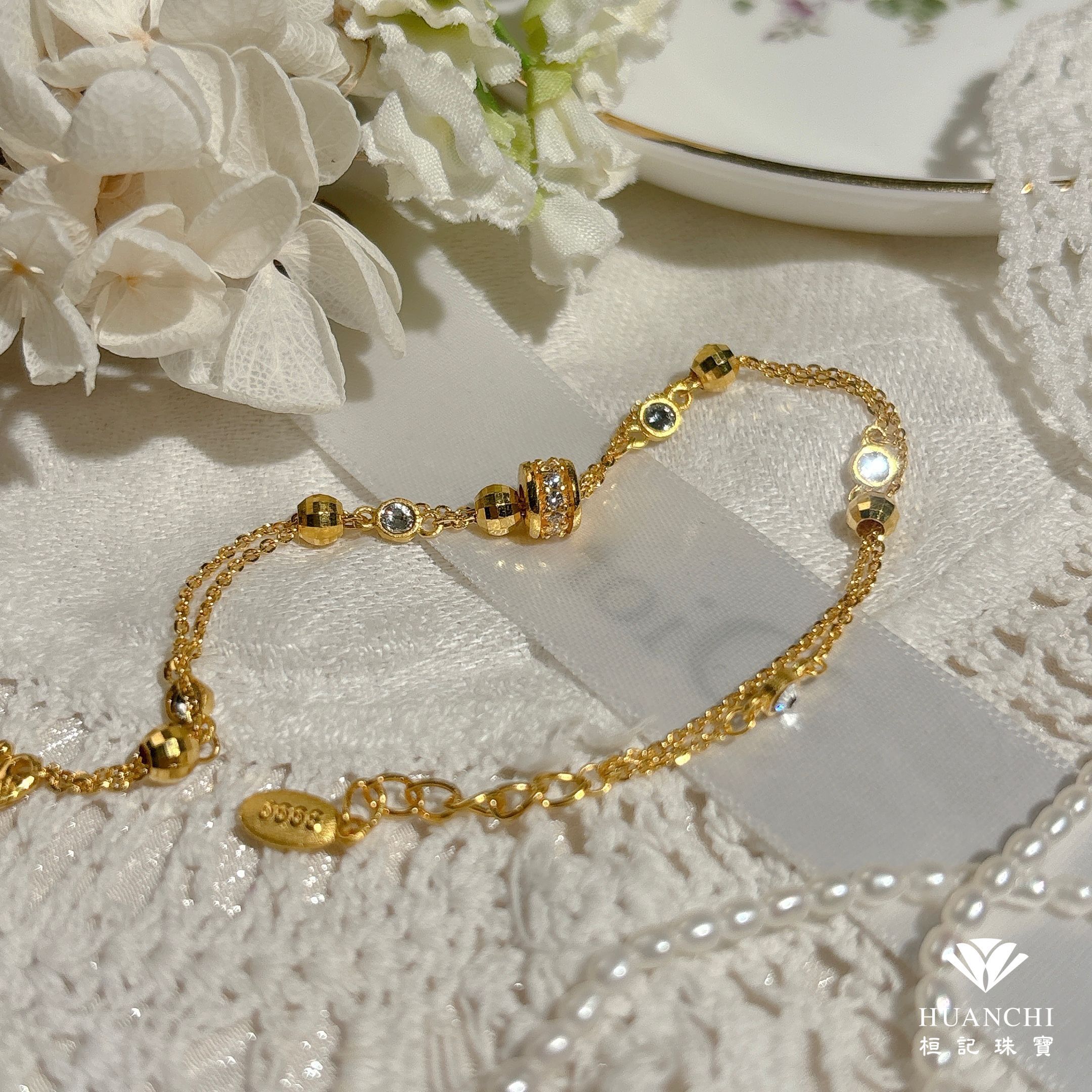 甜蜜關係 黃金手鍊