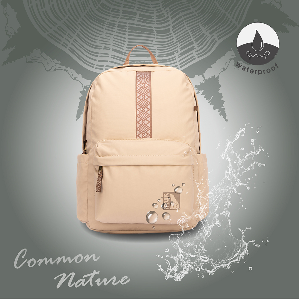【INUK】<熱銷新色> 全境防水 郊旅日常三用包 | Water_Shed WUUL3_WR 奶茶 | 後背包 19L