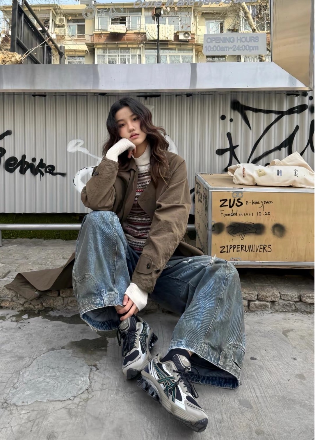 Asics GEL-KINETIC FLUENT 黑灰褐 慢跑鞋 運動鞋 男女穿搭推薦 復古城市機能跑鞋 July25