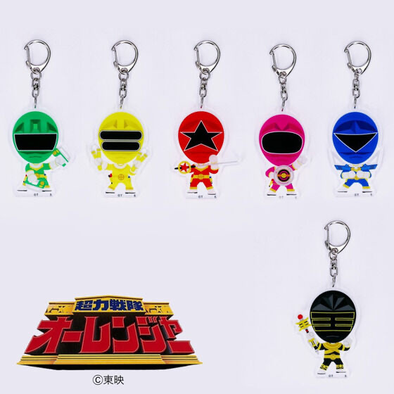 233573 Pbandai 預訂 2025/9月 超力戦隊オーレンジャー　デフォルメ　アクリルチャーム　全6種
