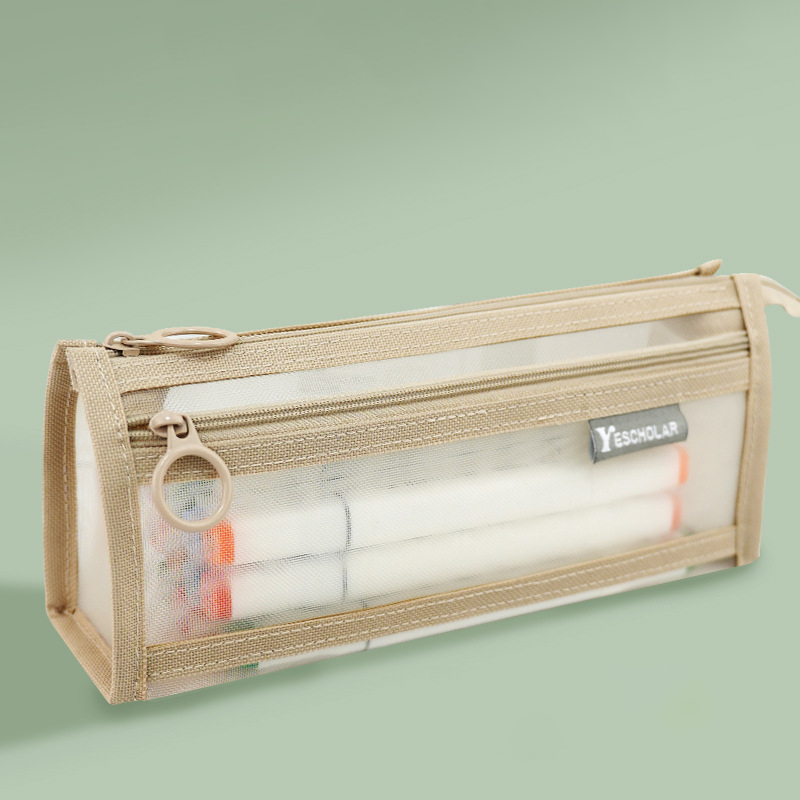 透明網紗筆袋