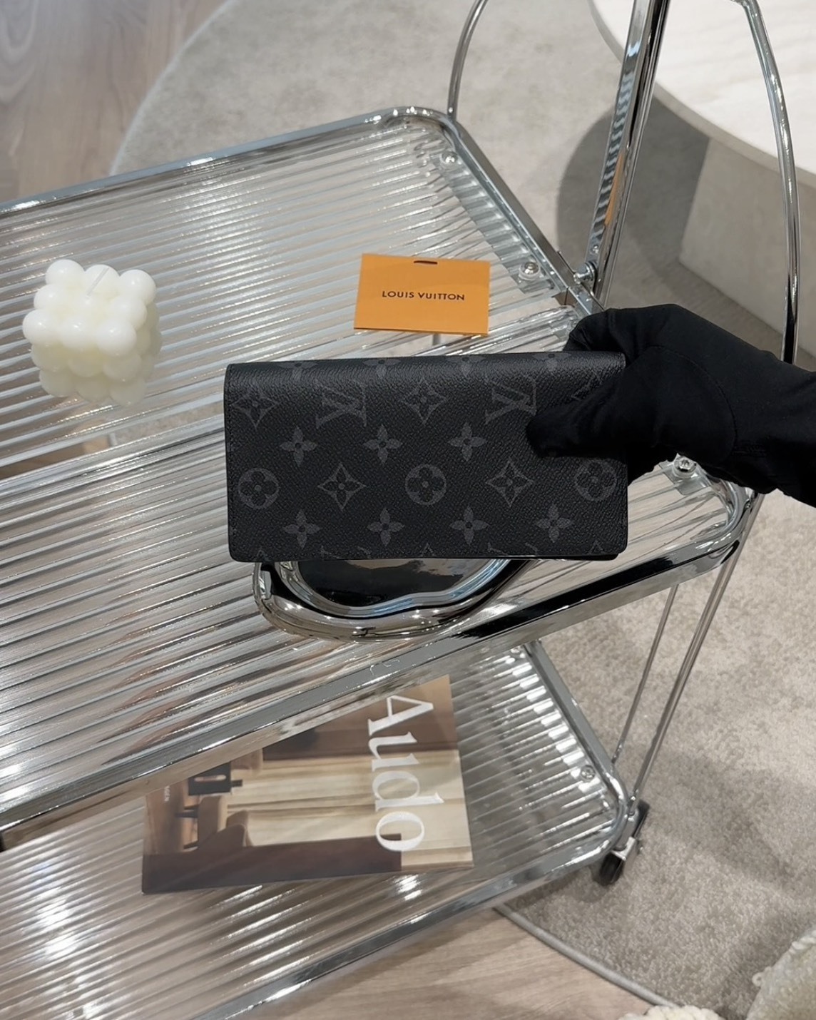 LV｜BRAZZA 長夾 黑老花 M61697