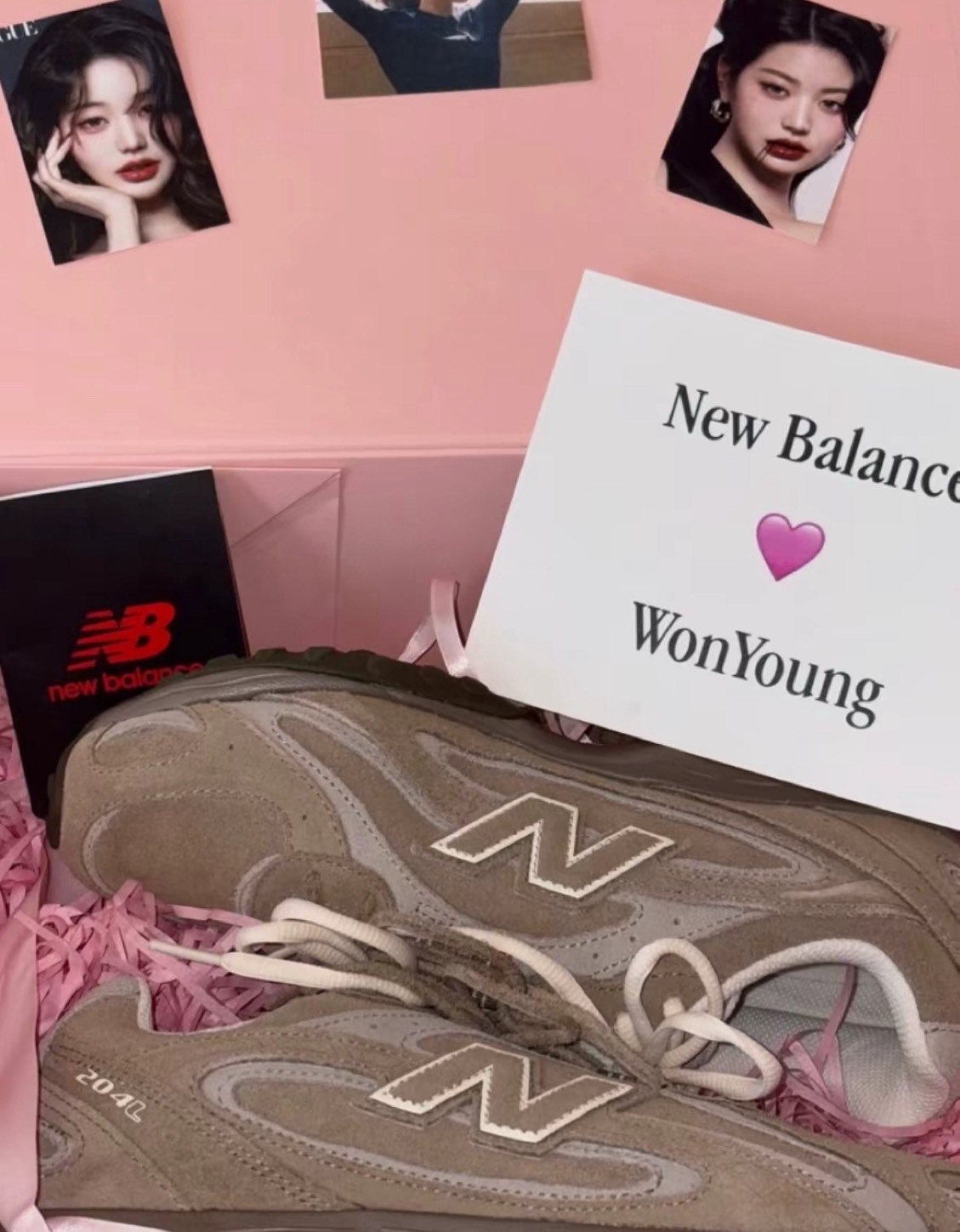 New Balance 204L  張員瑛同款 德訓風 薄底皮革休閒鞋 男女款 淡褐色 🧸July25
