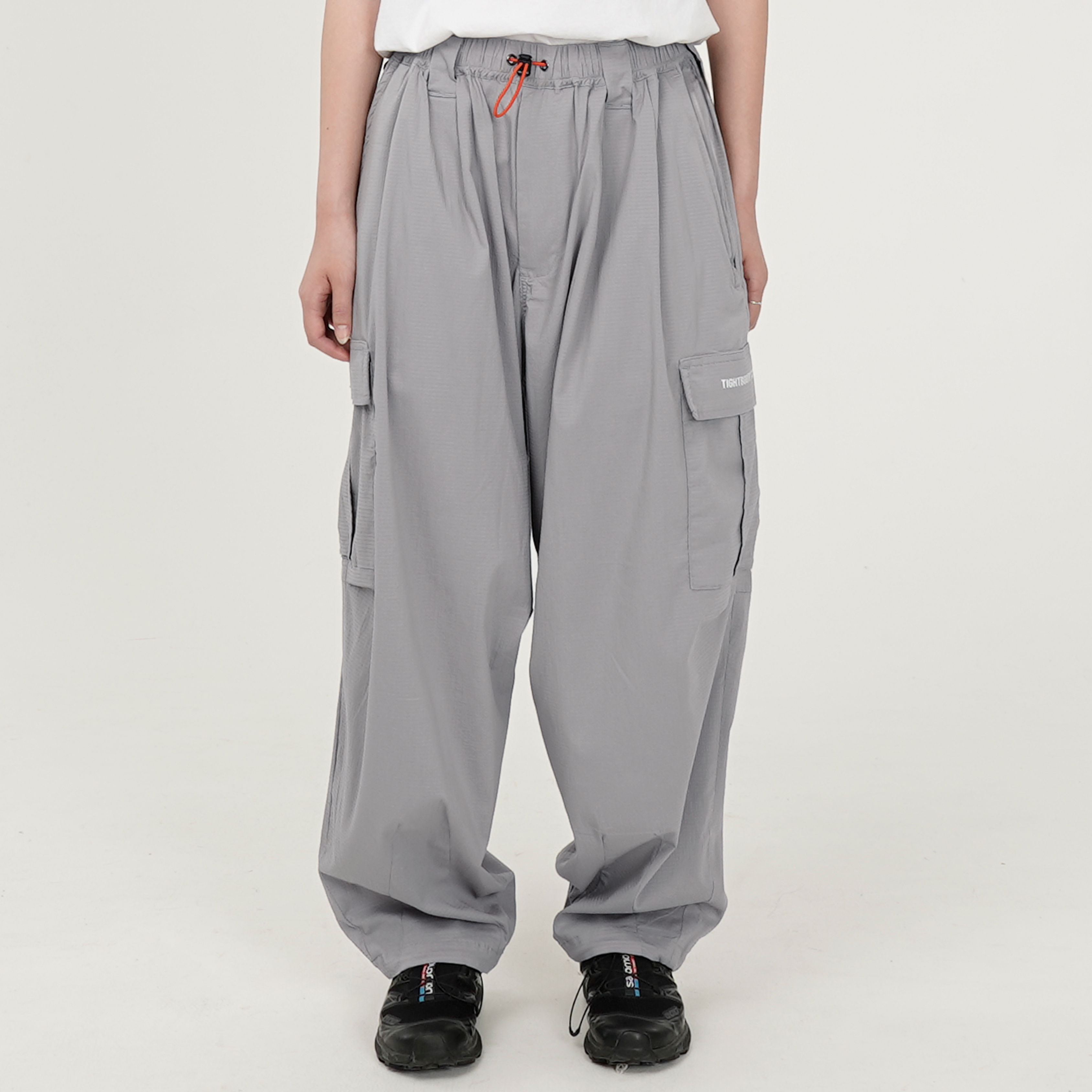 TIGHTBOOTH SEERSUCKER CARGO BALLOON PANTS - 25SS