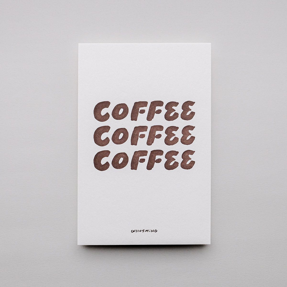 活版卡片｜TRiPLE COFFEE