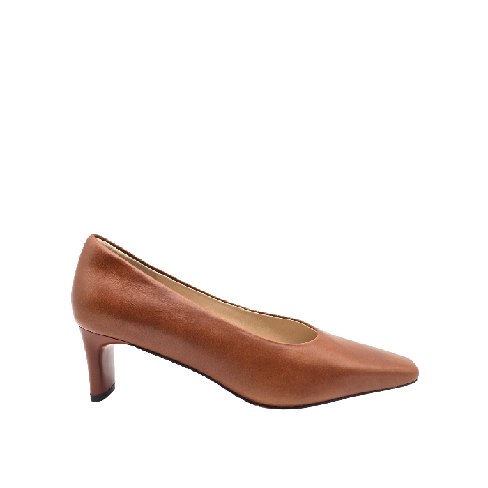 TUS 擦色皮革高跟鞋