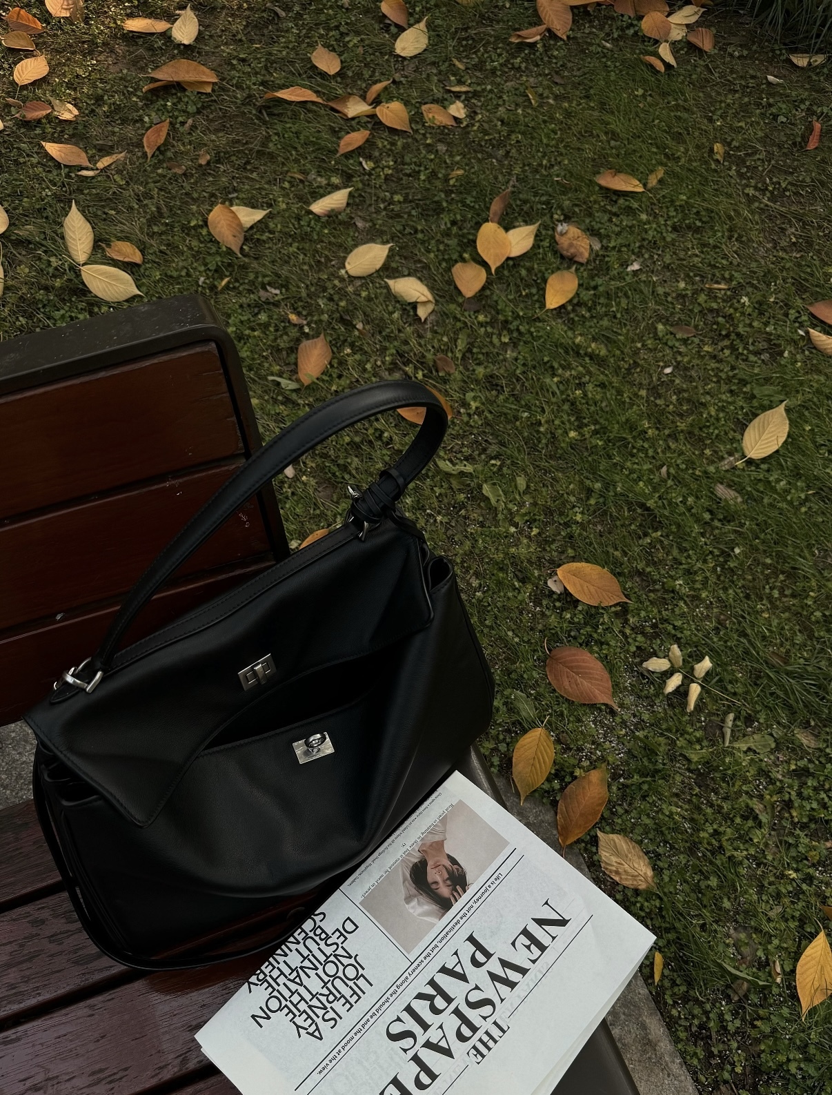 Balenciaga Rodeo 黑銀色 單肩手提包 小號 Small size