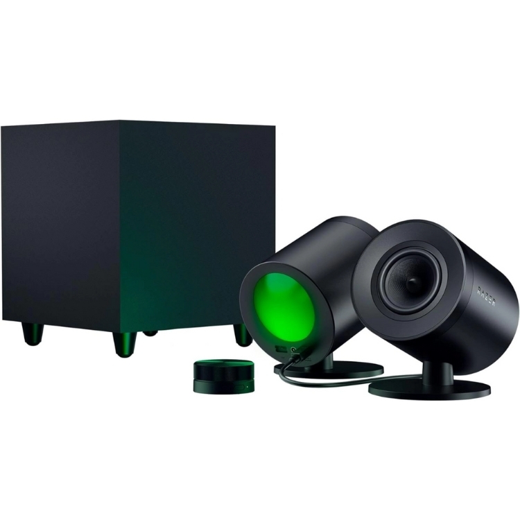 Razer 雷蛇 Nommo V2 Pro 全音域 2.1 電腦遊戲喇叭與無線重低音揚聲器