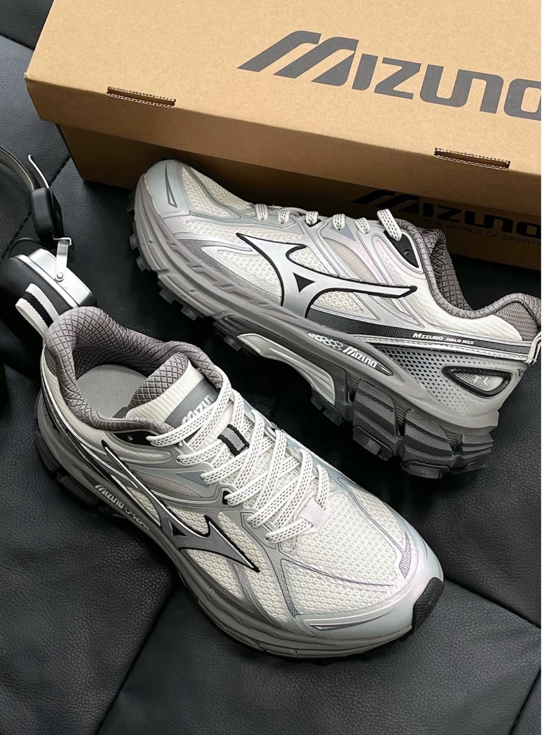 Mizuno 美津濃 Halo Mix TL 跑步鞋 🏃‍♂️石灰白 男女款 混搭減震慢跑鞋 通勤潮流百搭款 July25