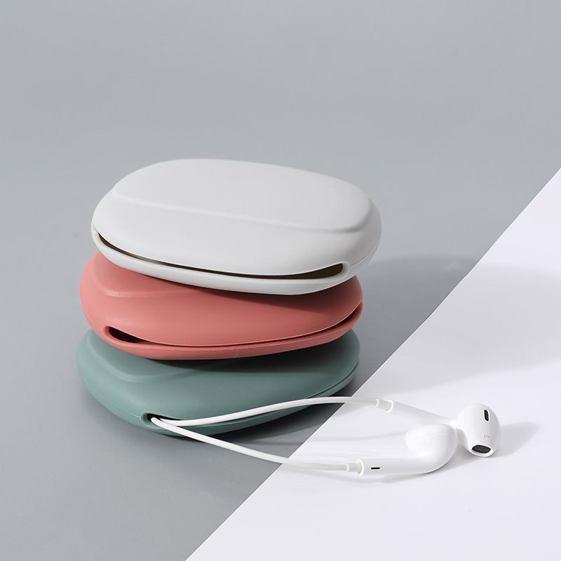 矽膠耳機線收納包