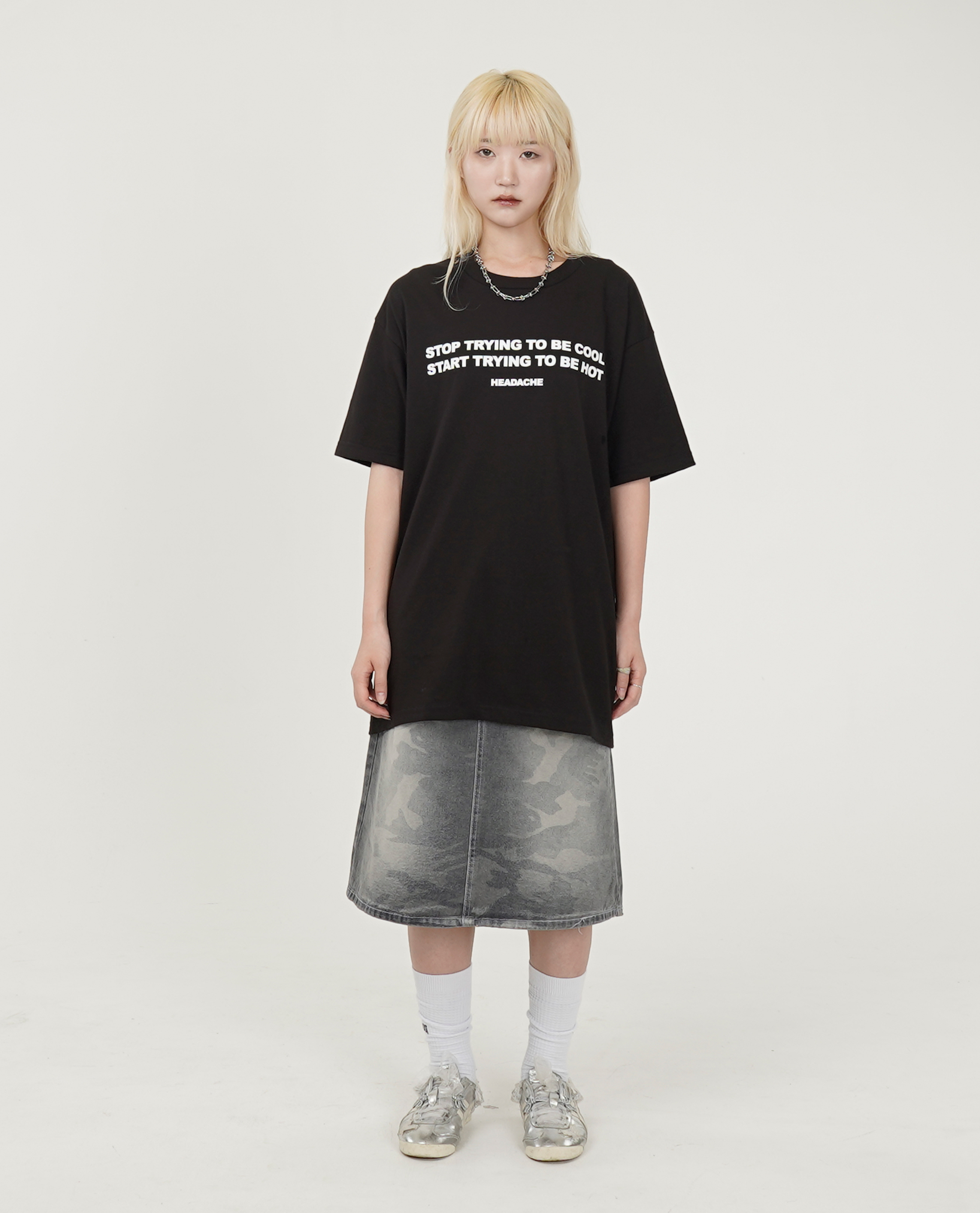 PLZ MAKE IT RUINS Headache - Stop Trying T-Shirt - 25SS