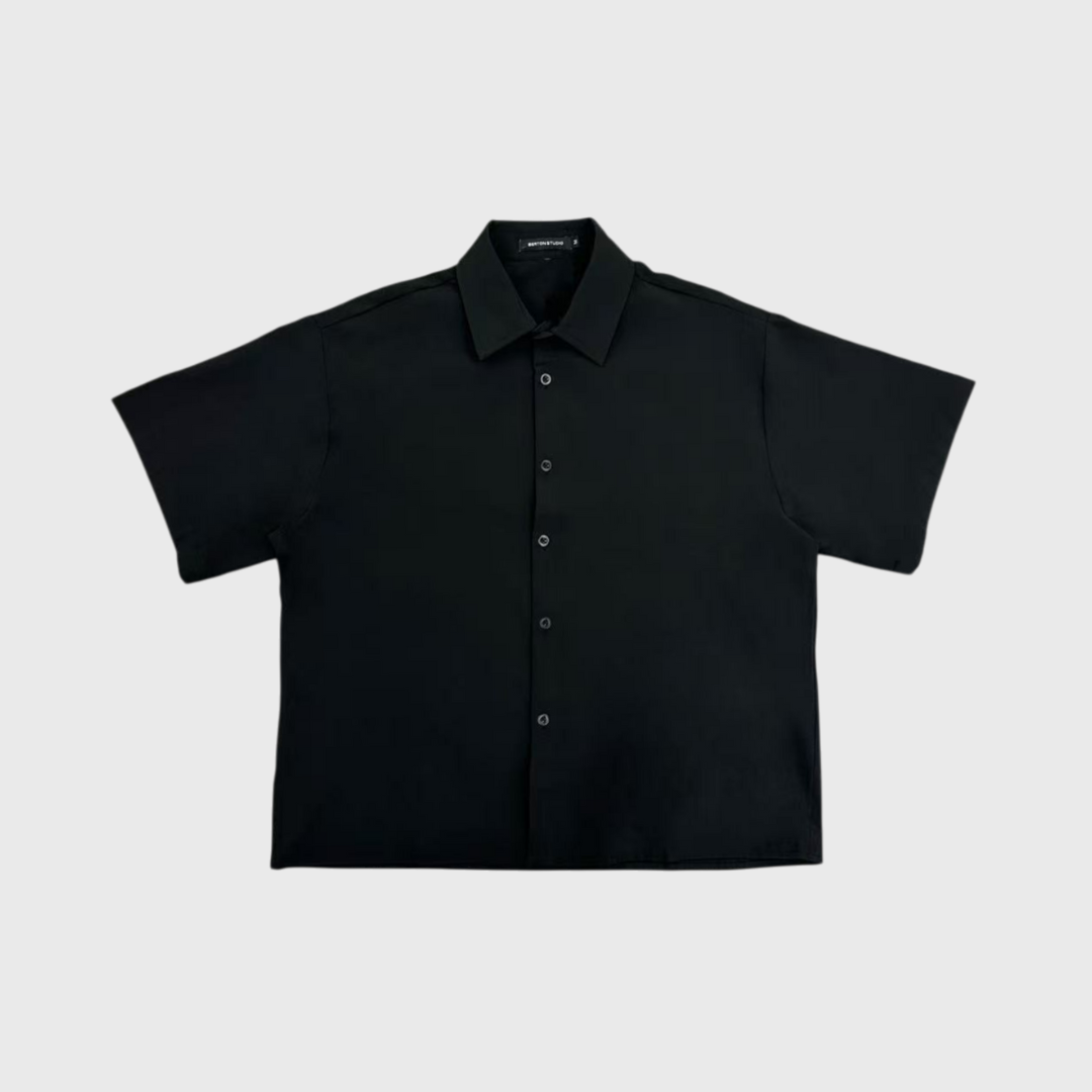 自訂款 素面短袖襯衫