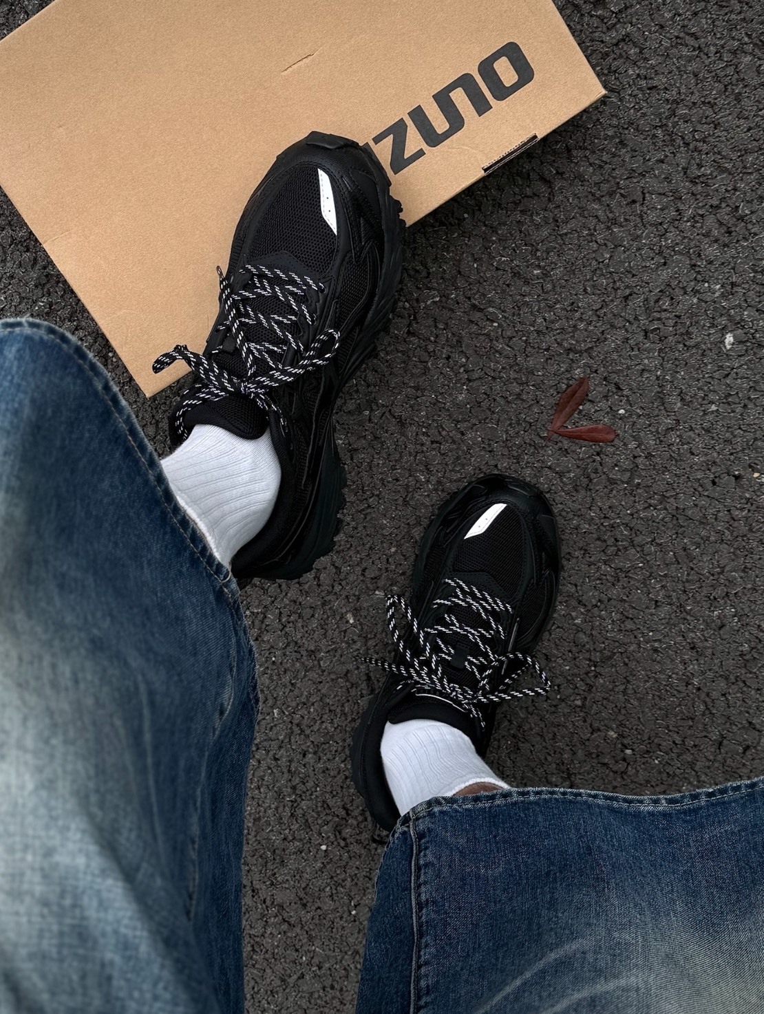 Mizuno FIYI TL V2 黑色慢跑鞋 男女同款 黑武士 穿搭鞋 減震休閒運動鞋 通勤百搭低幫跑鞋 July25