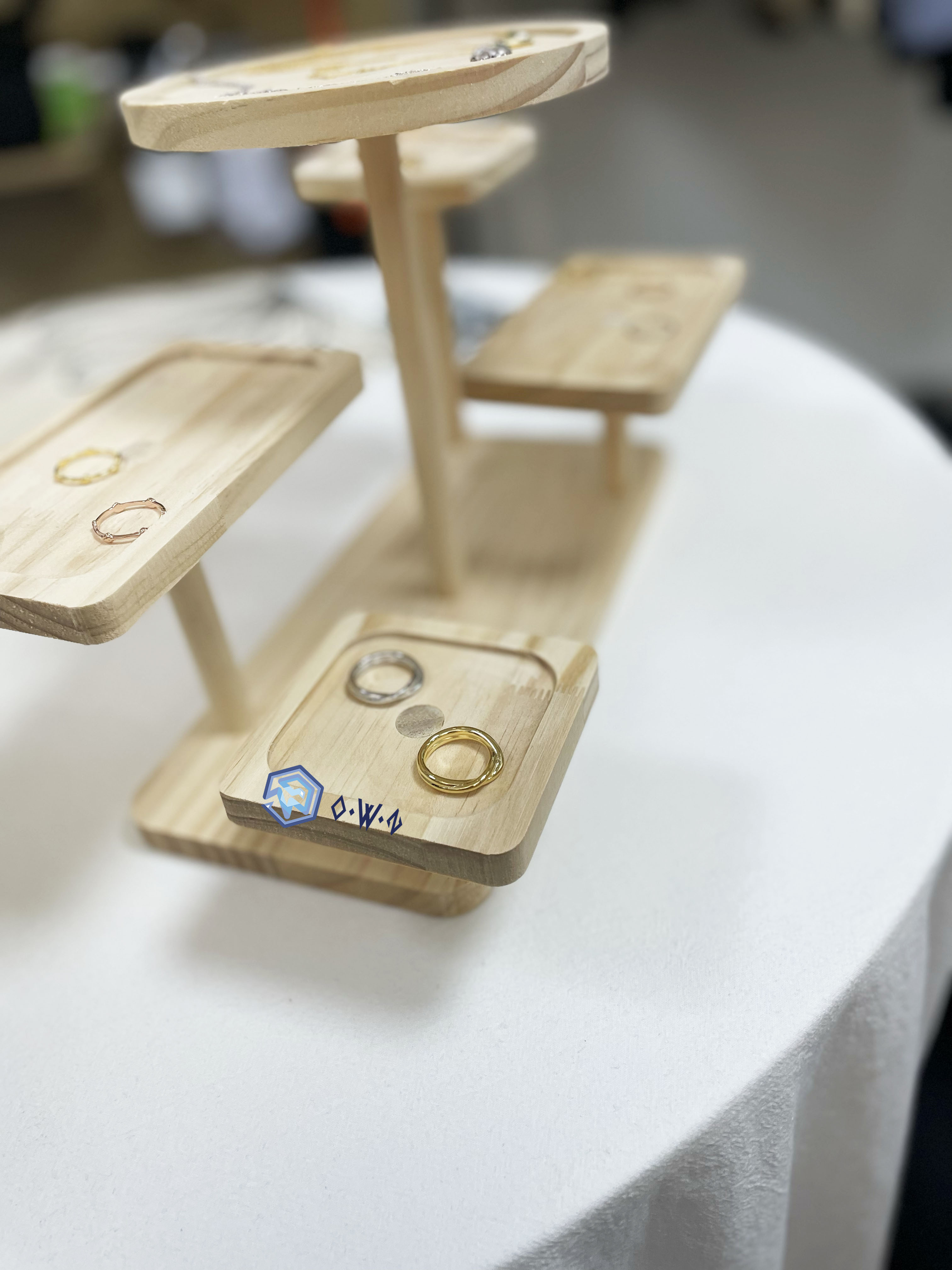 【OWN】韓國 手工 925純銀系列 戒指 飾品 首飾 指環 環繞 鍍金 銀