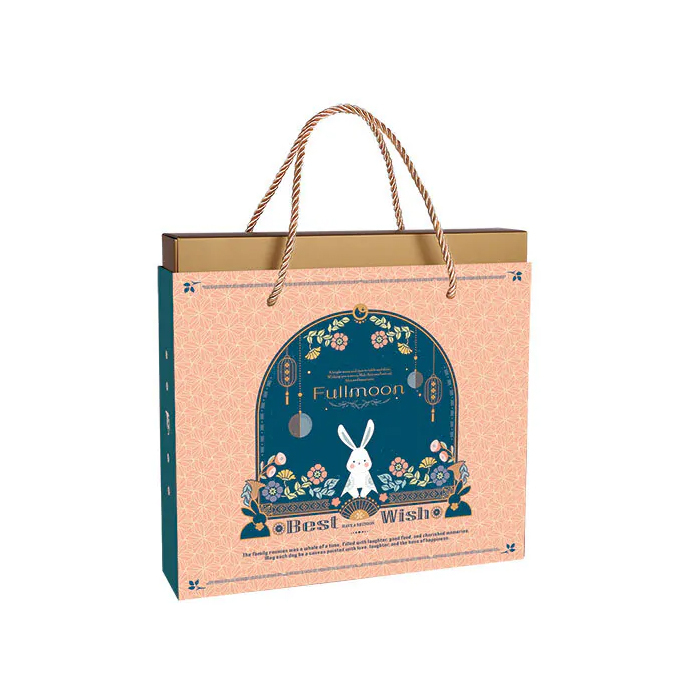 抽屜式提盒(方) 中秋 花繪印象 10入/包 27.8*6.1*26cm【3A18-225506】