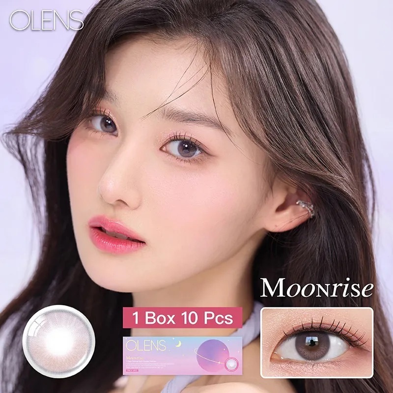 [日拋] OLENS Moonrise 1 Day Mauve Pink｜彩妝隱形眼鏡｜每盒10片