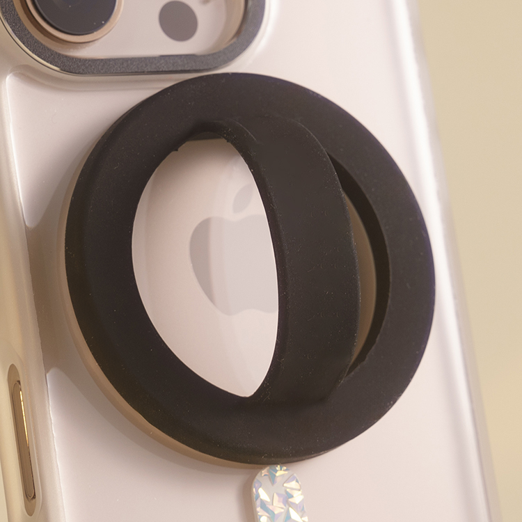 馬卡龍指環支架 (黑) MagSafe 磁吸支架