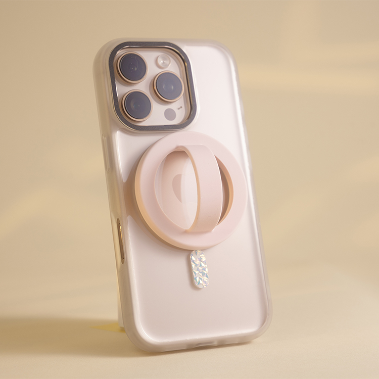 馬卡龍指環支架 (Baby粉) MagSafe 磁吸支架