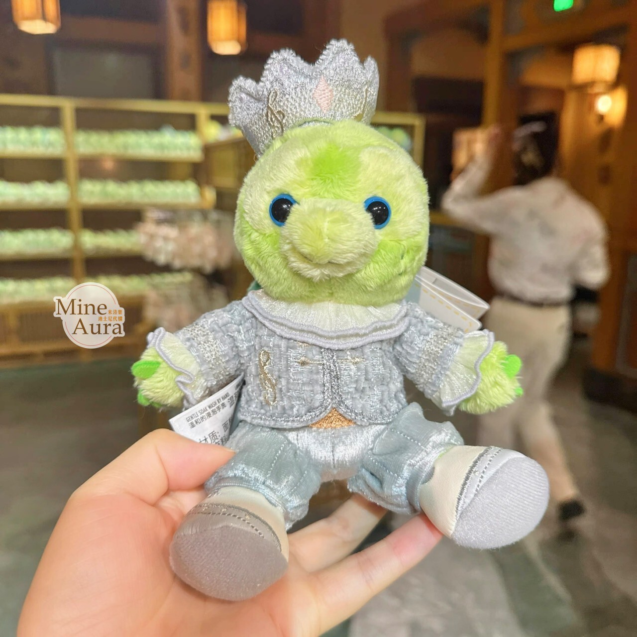 夢幻慶典系列 奧樂米拉 海龜 OluMel 磁鐵 坐肩 絨毛 娃娃 公仔 -上海迪士尼樂園