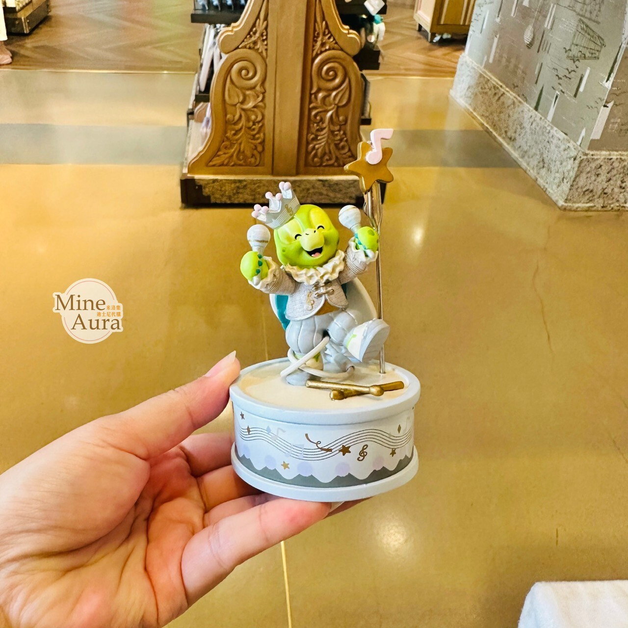 夢幻慶典系列 奧樂米拉 海龜 OluMel 造型 相片夾 擺飾品 -上海迪士尼樂園