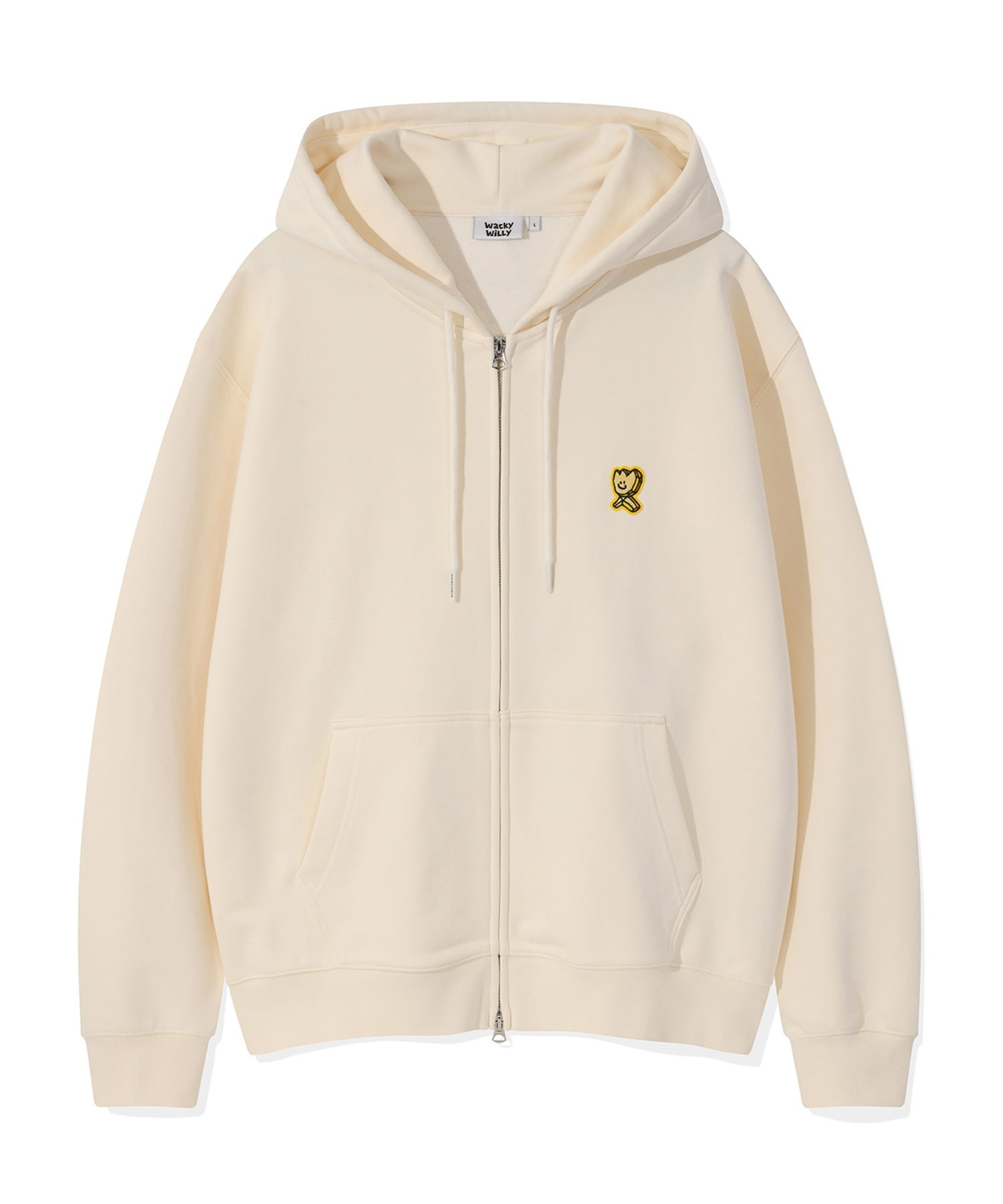 WACKY WILLY Graphic Kiki Wappen Hoodie Zip-Up