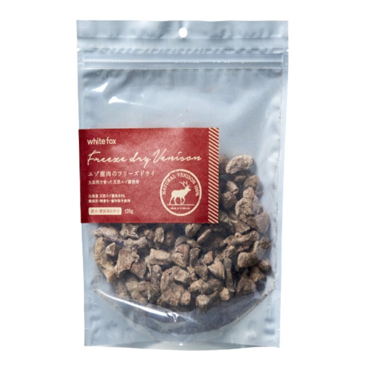 White Fox 犬貓用 鹿肉凍乾 120G