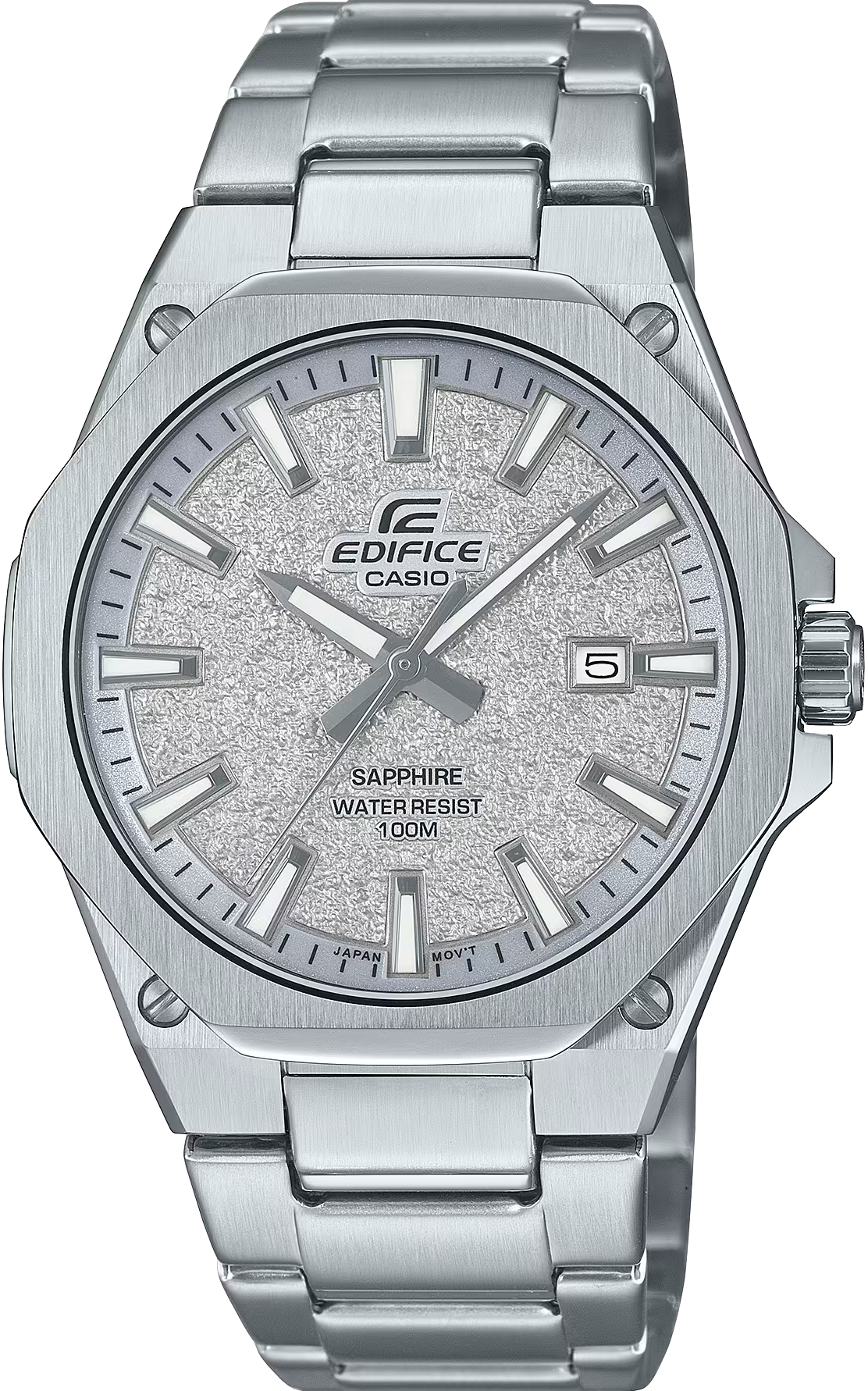 萬年鐘錶 - CASIO EDIFICE 系列  輕薄設計八角錶圈運動男錶  EFR-S108DE-8A   錶徑 : 39.9MM