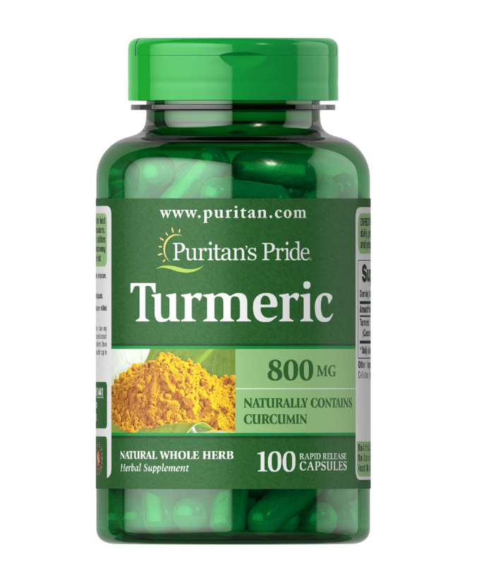 【Puritan's Pride】 薑黃精華 Turmeric 800 mg 100顆