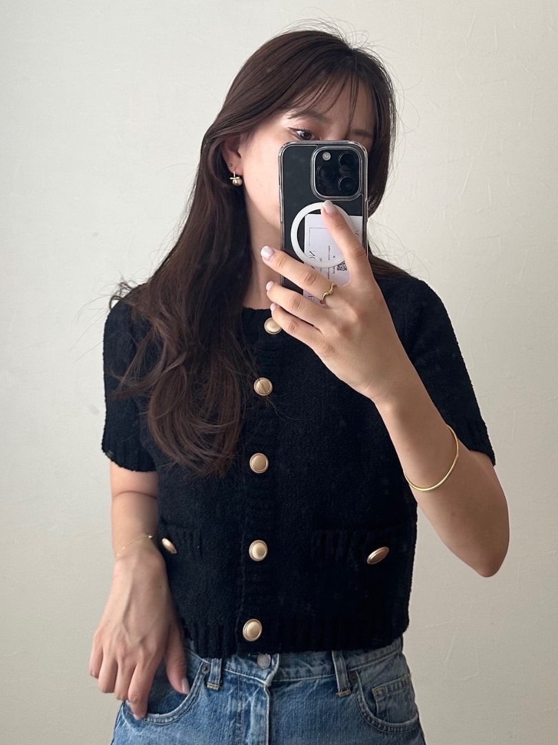 S925 pearl bow hook pierce