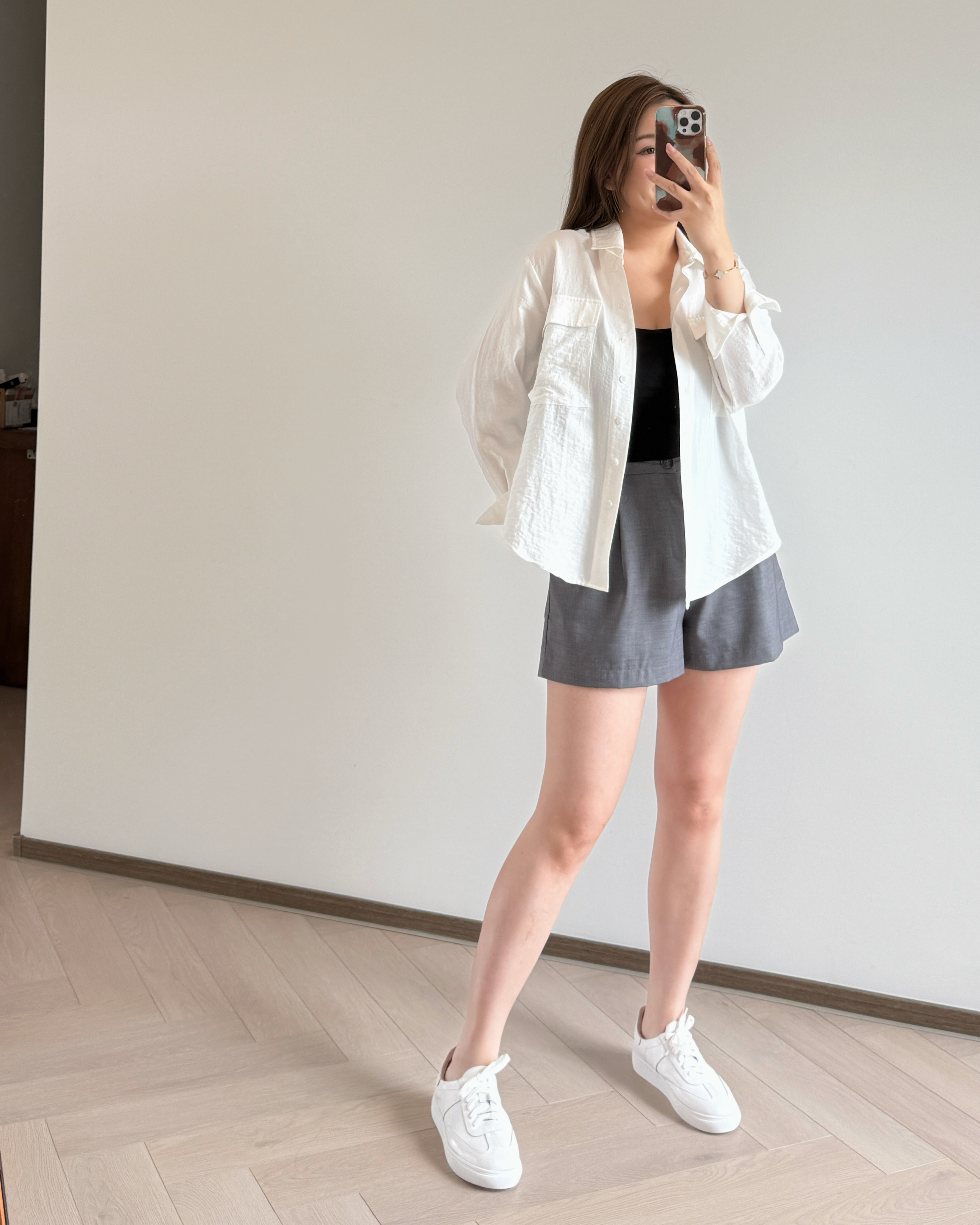 現貨 7222 7223 氣質灰西裝短褲套裝