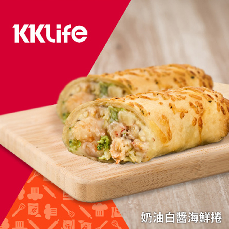 【kklife】奶油白醬海鮮捲