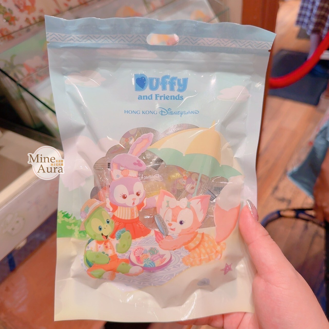 海灘派對系列 達菲Duffy與好友 軟糖 -香港迪士尼樂園