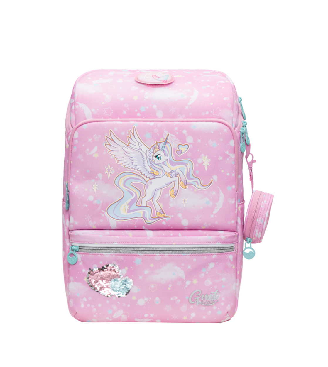 Gmt for kids Light 系列護脊書包 22L - 粉羽獨角獸